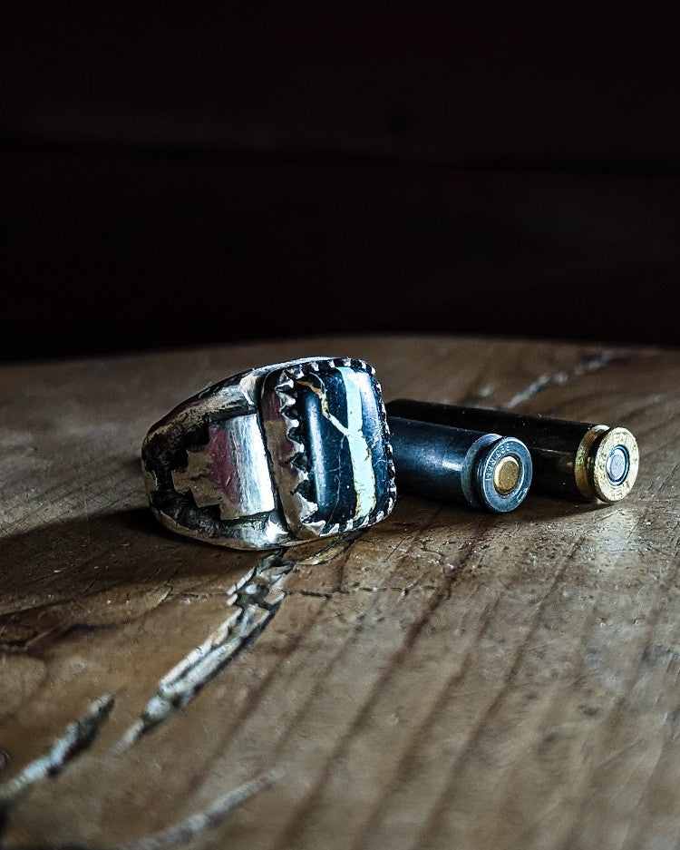 BLACKJACK TURQUOISE RING SZ 10