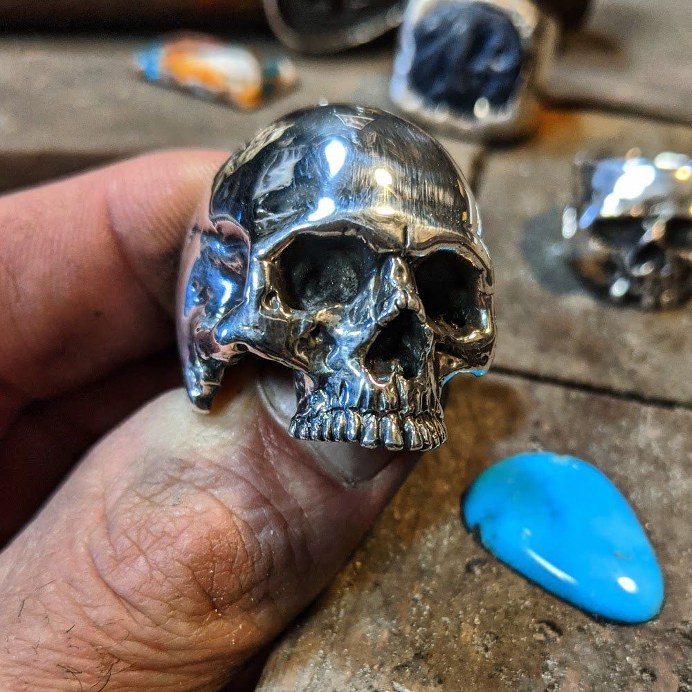 HEAVY METAL SKULL RING